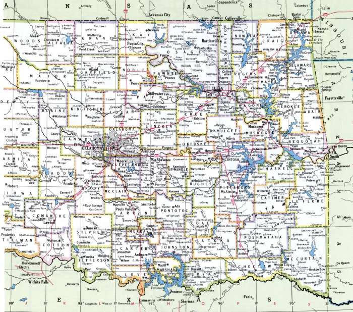 Largest county in oklahoma crossword