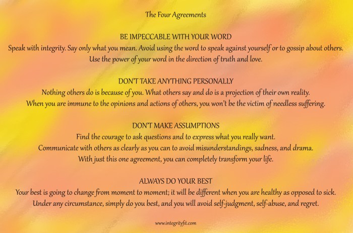 The four agreements victim blaming