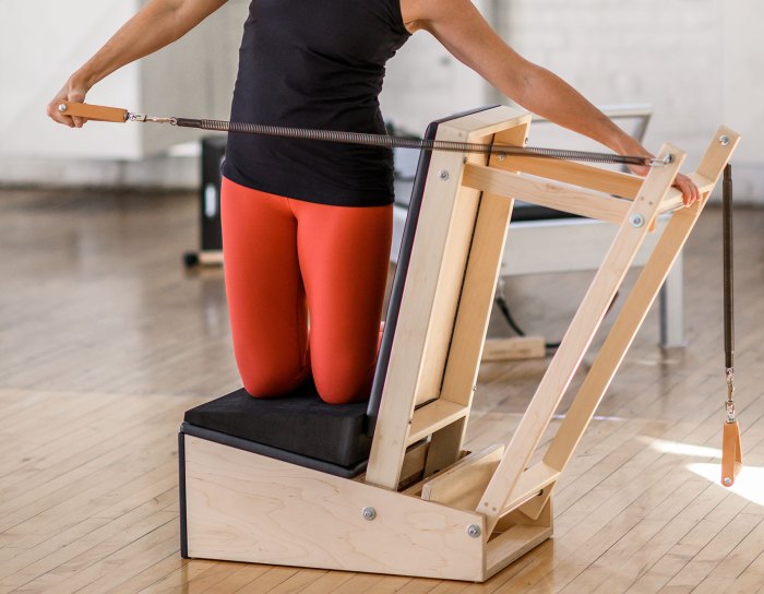 Corner chair with an abductor wedge