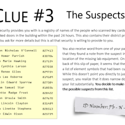 Stoichiometry murder mystery answer key