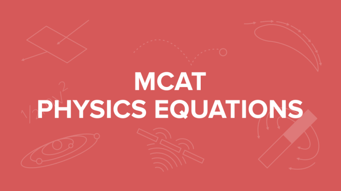 Constants to know for mcat