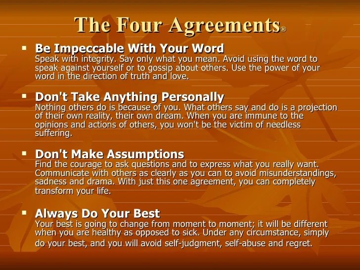 The four agreements victim blaming