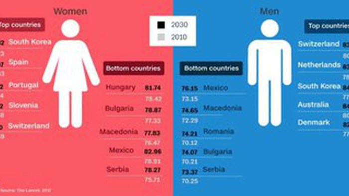 Life expectancy definition ap human geography