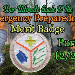 Merit badge preparedness emergency