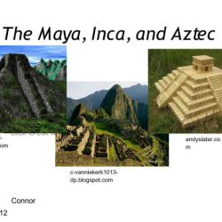 The mayan and aztec civilizations advanced the development of